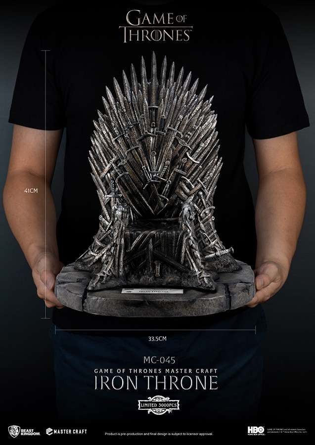 GOT IRON THRONE MASTER CRAFT STATUE