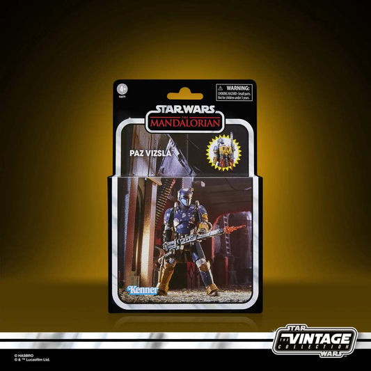 STAR WARS: THE MANDALORIAN VINTAGE COLLECTION ACTION FIGURA PAZ VIZSLA 10 CM HASBRO