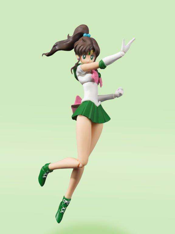 BANDAI SAILOR JUPITER SAILOR MOON S.H. FIGUARTS ANIMATION COLOR EDITION ACTION FIGURE 14 CM