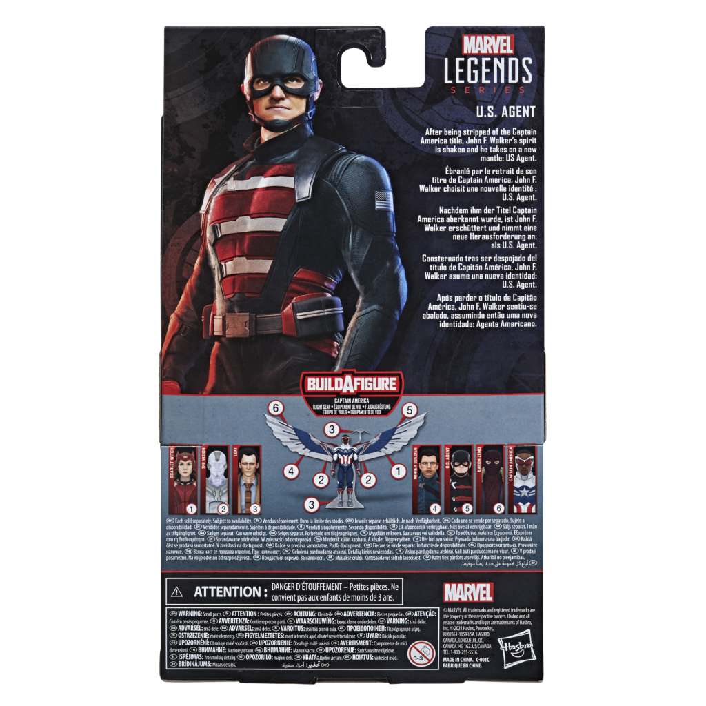 HASBRO - MARVEL LEGENDS US AGENT AF ACTION FIGURE