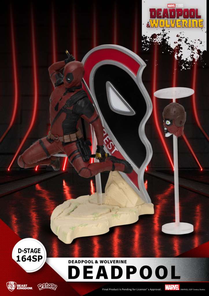 D-STAGE DEADPOOL/WOLVE DEADPOOL + HEAD