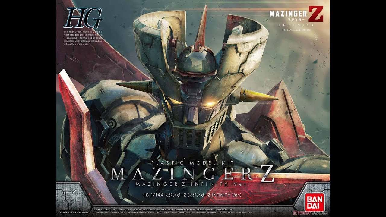 BANDAI - MAZINGER HG Z INFINITY VER 1/144 MODEL KIT 17 cm