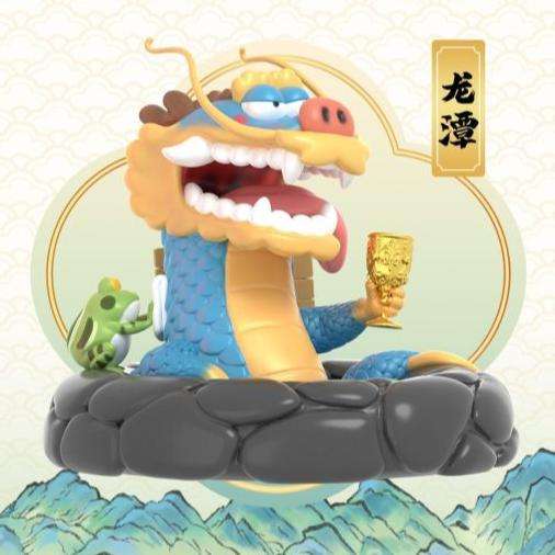 FUNISM ALEXANDER FAT TIGER LONG TENG HU YE BLIND BOX DISPLAY (8) MINI FIGURA 8 cm