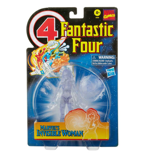 MARVEL FANTASTIC FOUR INVISIBLE WOMAN 2 VINTAGE FIGURA 15CM HASBRO