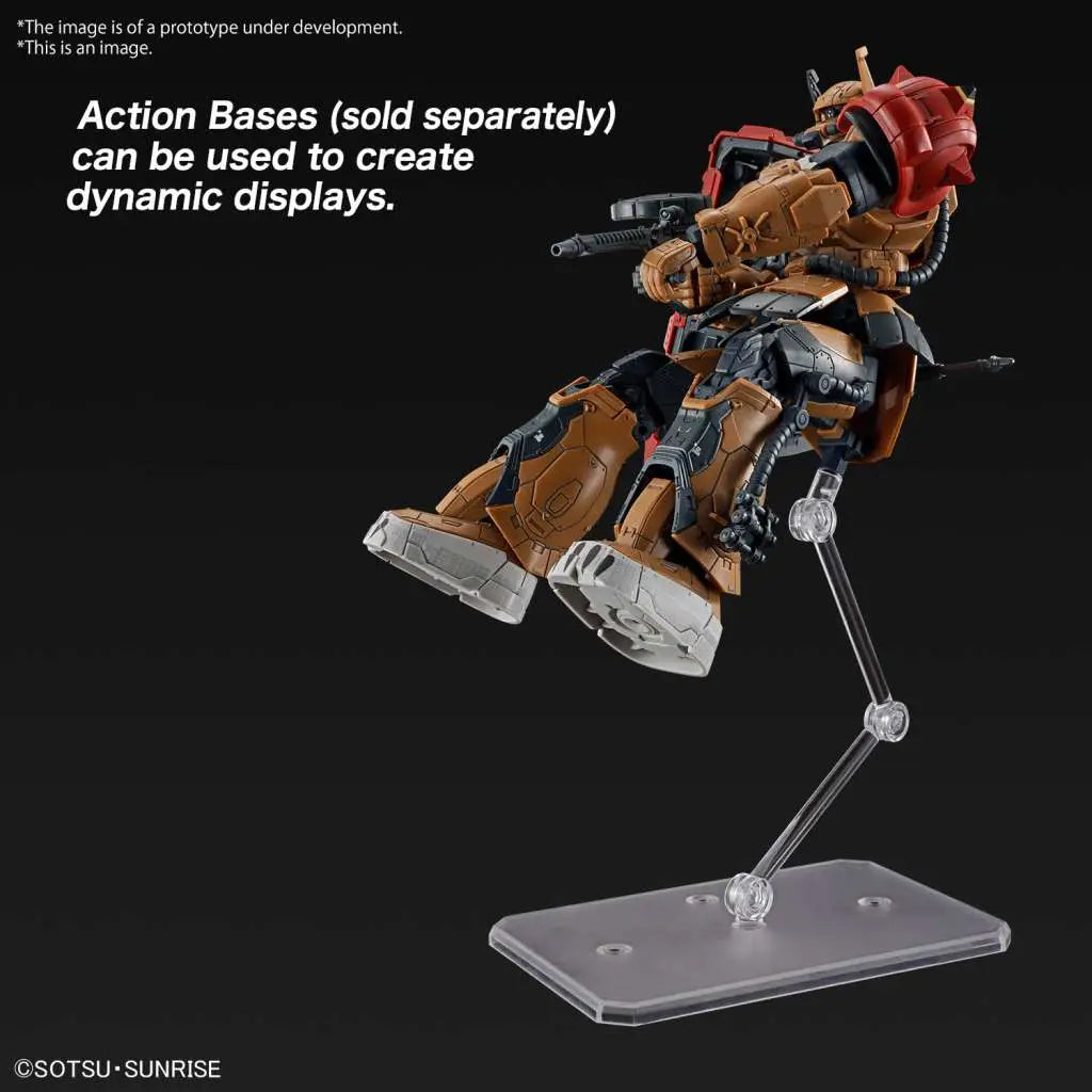 BANDAI HG ZAKU II F TYPE SOLARI RFV 1/144 MODEL KIT 14 cm