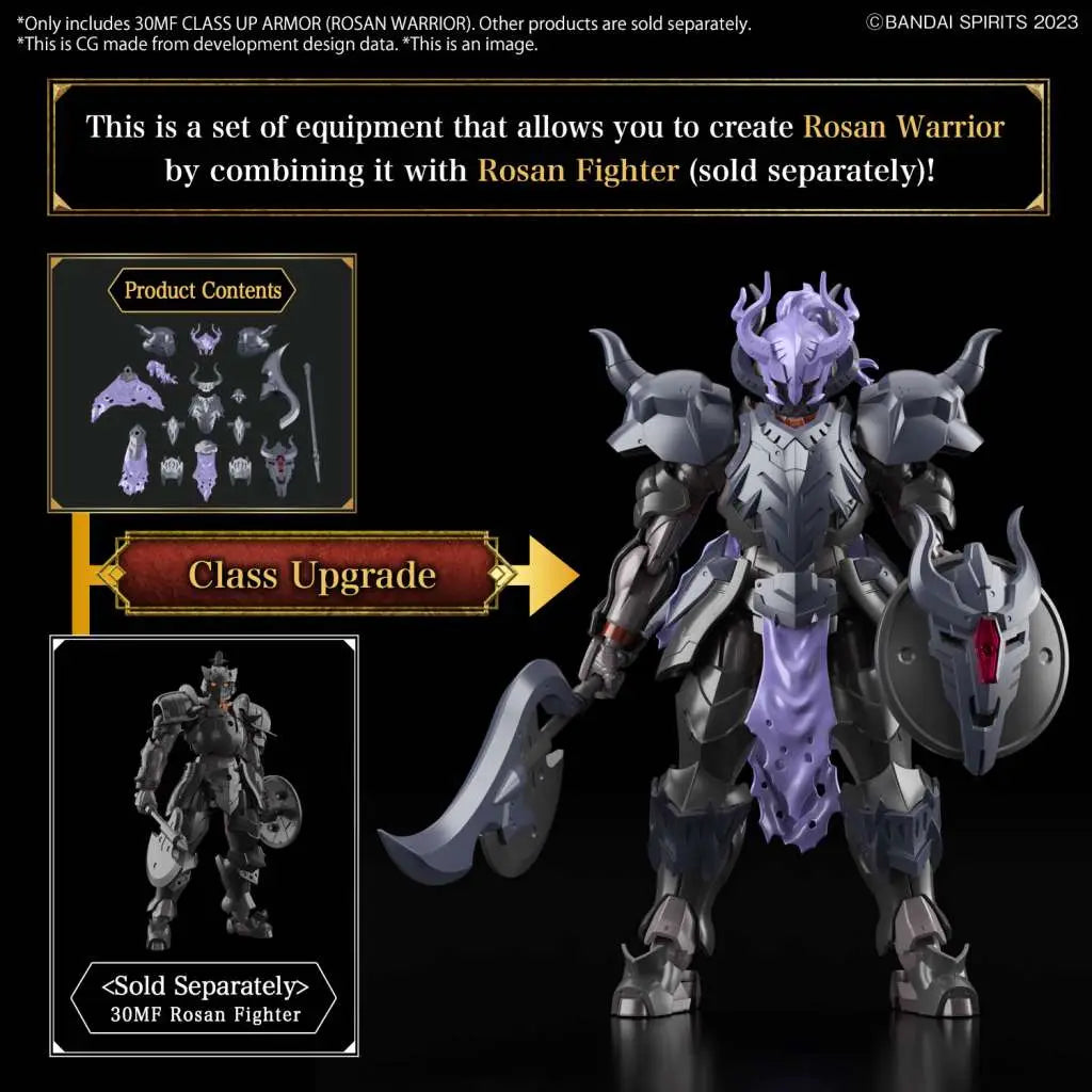 BANDAI 30MF CLASS UP ARMOR ROSAN WARRIOR MODEL KIT