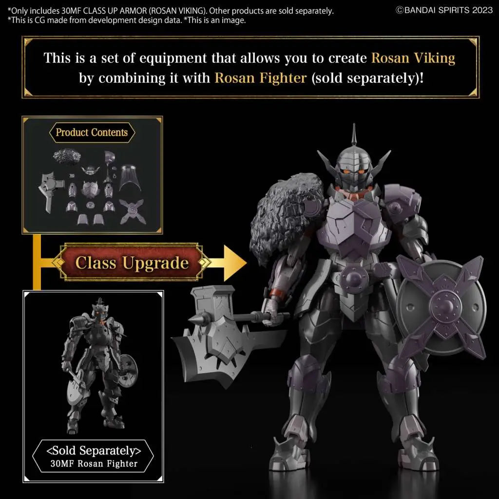 BANDAI 30MF CLASS UP ARMOR ROSAN VIKING MODEL KIT