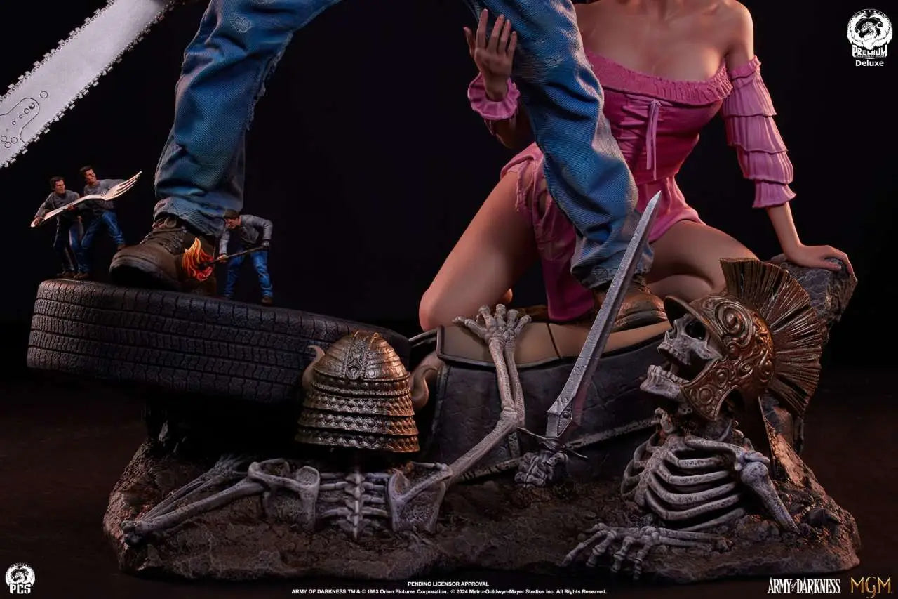 ARMY OF DARKNESS ASH 1/4 DELUXE PREMIER STATUE
