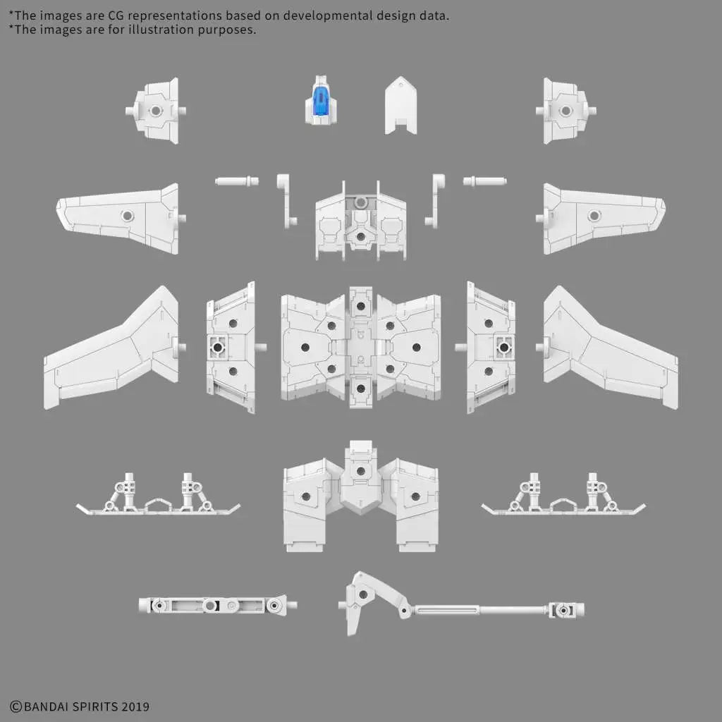 BANDAI - 30 MINUTES MISSIONS EX ARM VEHICLE WING MOBILE 1/144 MODEL KIT 30MM