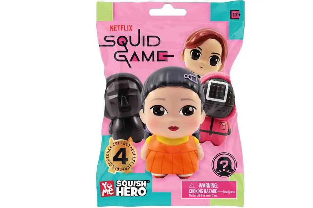 YUME - SQUID GAME SQUID GAME SQUISHY BLIND BOX (12) MINI FIGURA 7cm
