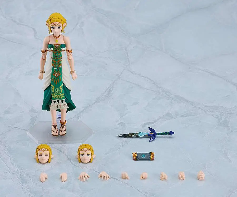 GOOD SMILE COMPANY - THE LEGEND OF ZELDA LEGEND ZELDA TEARS KINGDOM FIGMA AF ACTION FIGURE 15 cm