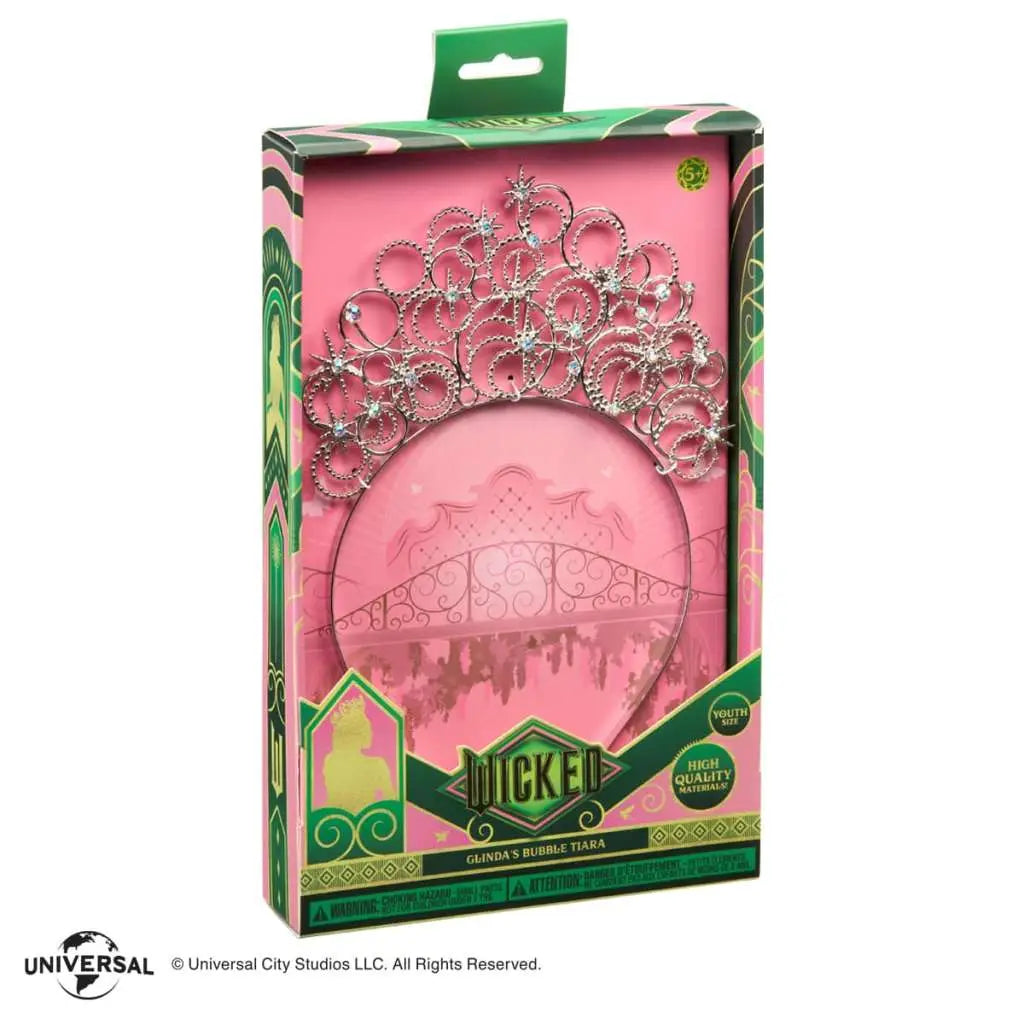 NOBLE COLLECTIONS - BUBBLE UNIVERSAL WICKED GLINDA'S BUBBLE TIARA REPLICA
