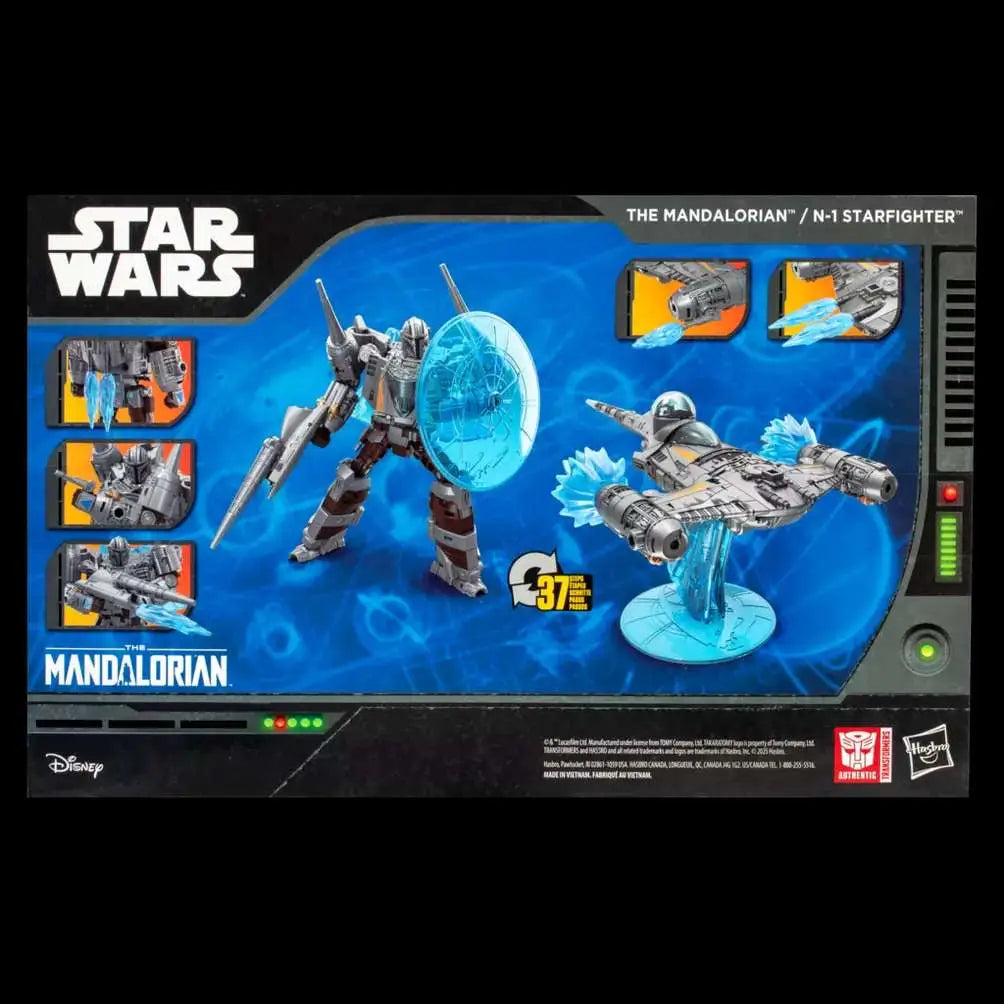 Transformers Collaborative STAR WARS: The Mandalorian N-1 Starfighter Action Figure