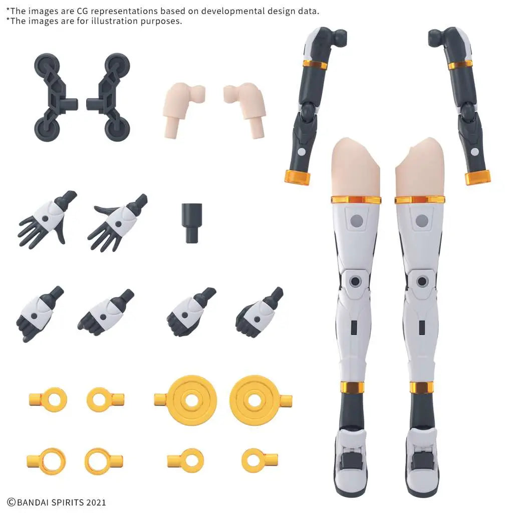BANDAI 30MS OPT PARTS SET 19 DASH UNIT COLOR MODEL KIT ND