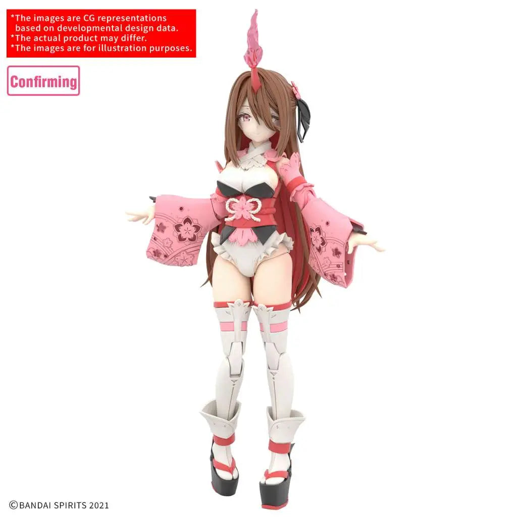BANDAI 30MS SIS-Y00 SHUREMI COLOR B MODEL KIT 13 cm