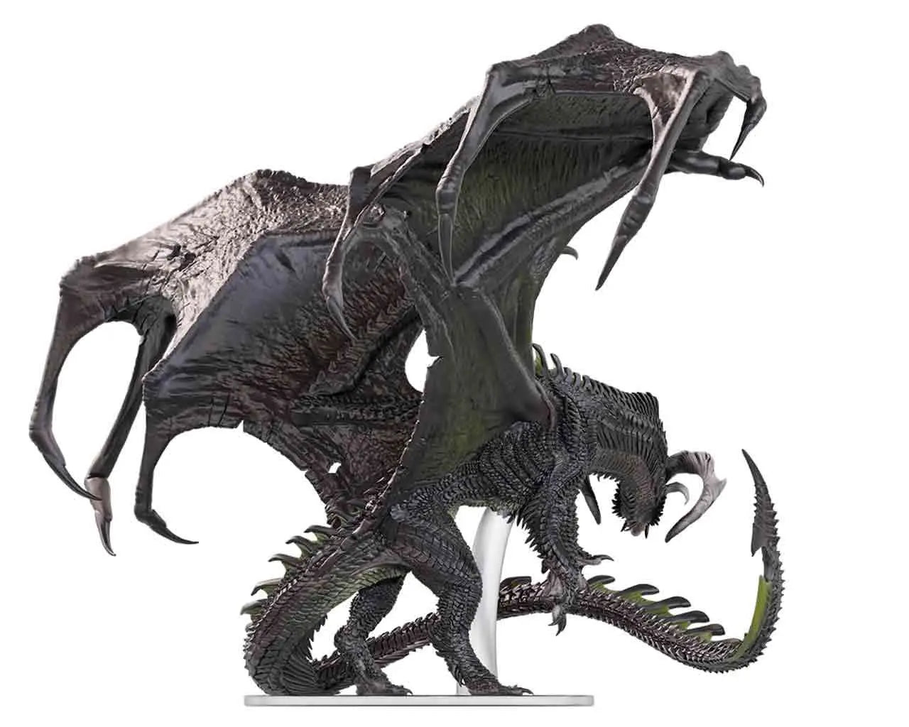 WIZKIDS DUNGEONS & DRAGONS - ICONS REALMS - ADULT BLACK DRAGON CORRUPTOR MINI FIGURA