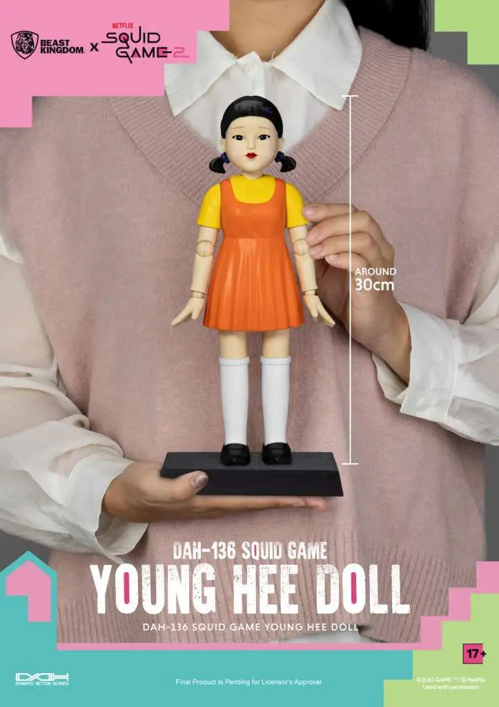 BEAST KINGDOM SQUID GAME YOUNG HEE DOLL BAMBOLA 30 cm