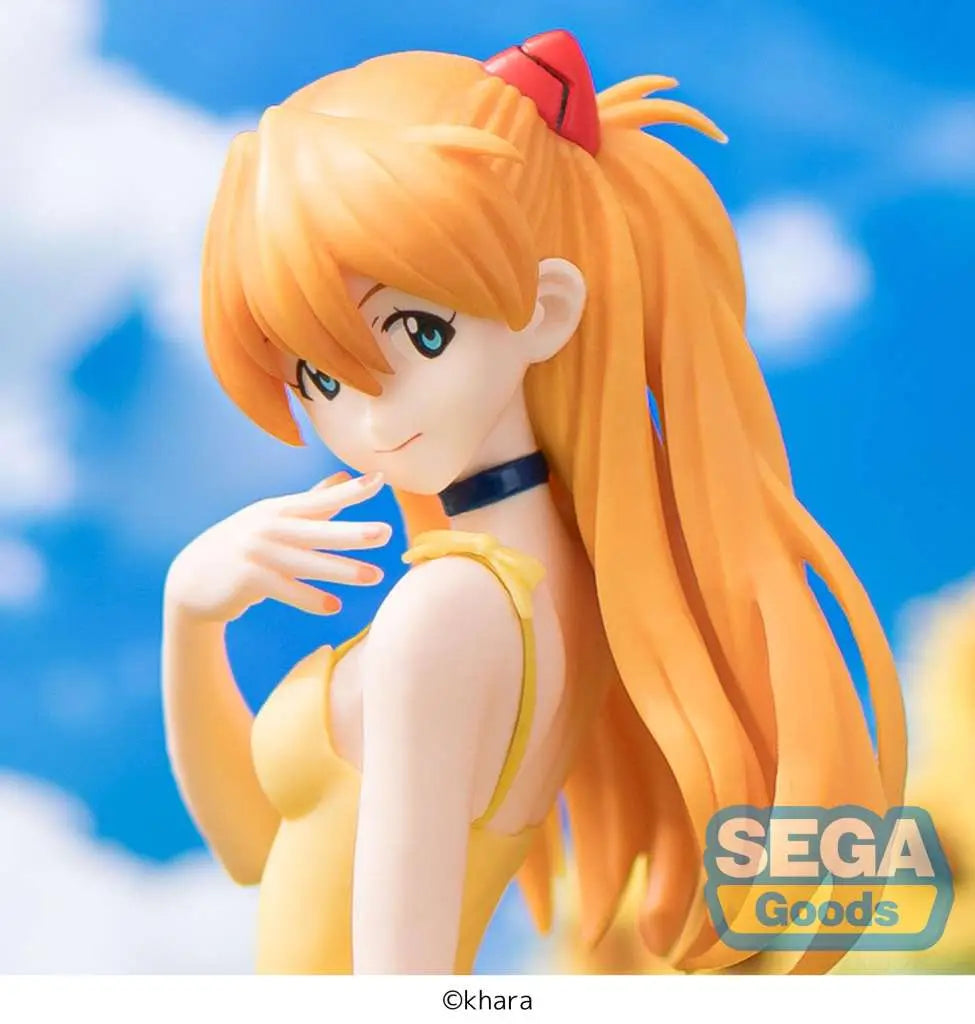 SEGA ASUKA - EVANGELION LUMINASTA SUMMER DRESS 2 FIG FIGURA 24 cm