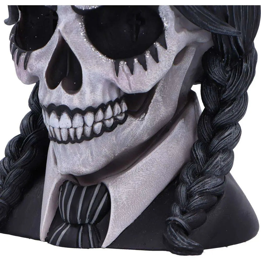 NEMESIS NOW - NEON GENESIS EVANGELION DARK GLARE GOTHIC SCHOOL GIRL SKULL BUSTO 16 cm