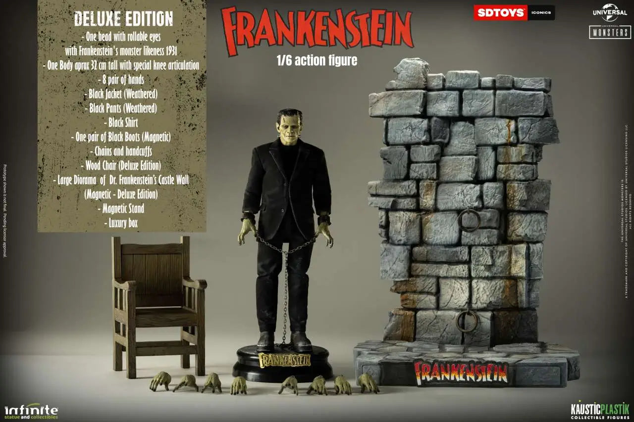 INFINITE STATUE FRANKENSTEIN'S MONSTER DELUXE EDITION 1/6 ACTION FIGURE 42 cm