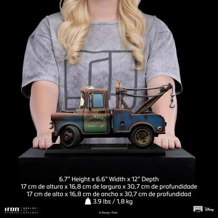 IRON STUDIOS CARS TOW MATER 1/10 STATUA 17 cm