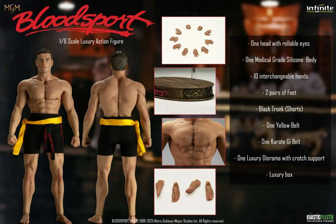 INFINITE STATUE BLOODSPORT FRANK DUX STANDARD EDITION 1/6 ACTION FIGURE 30 cm