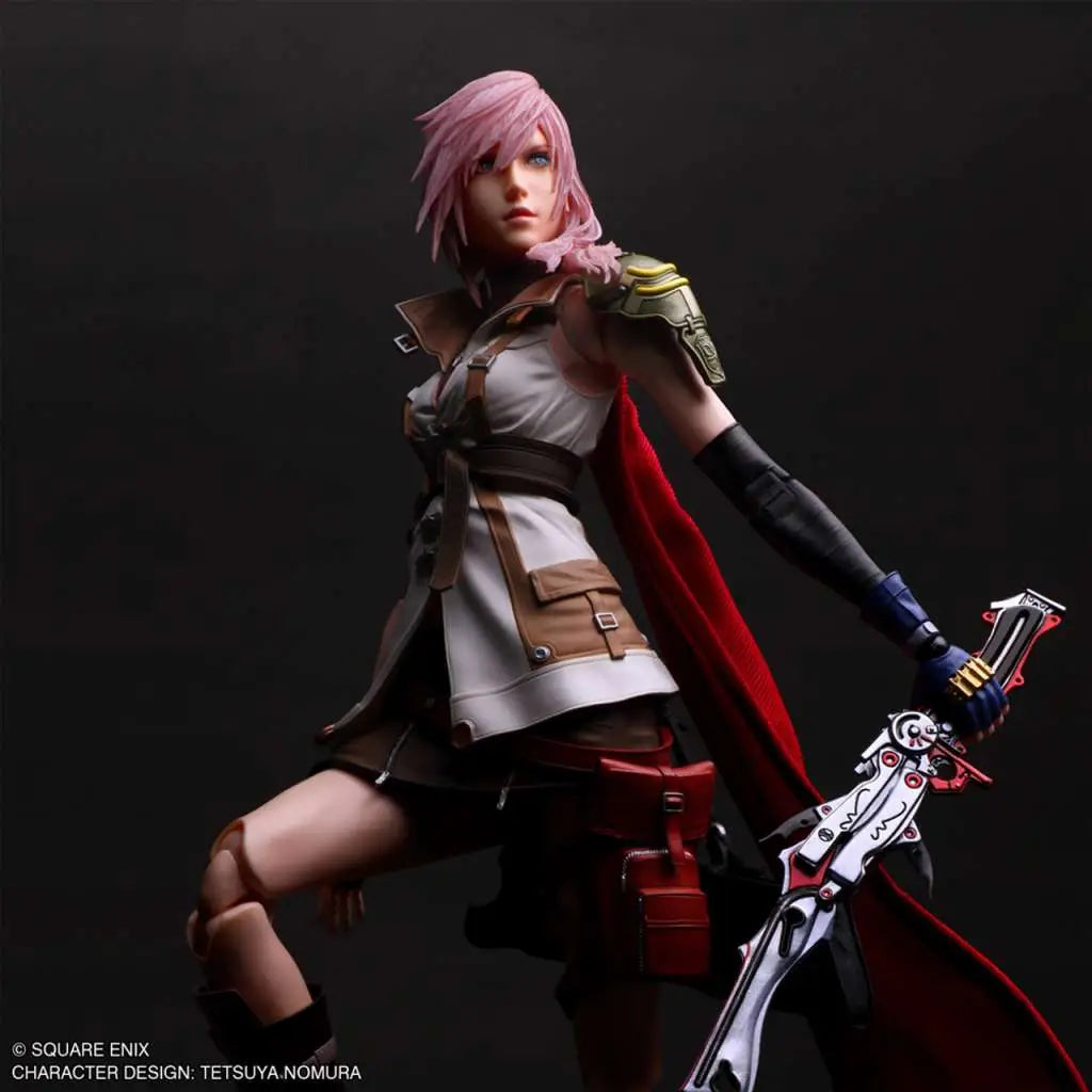 SQUARE ENIX FINAL FANTASY 13 LIGHTNING PLAY ARTS SHIN AF ACTION FIGURE 25 cm