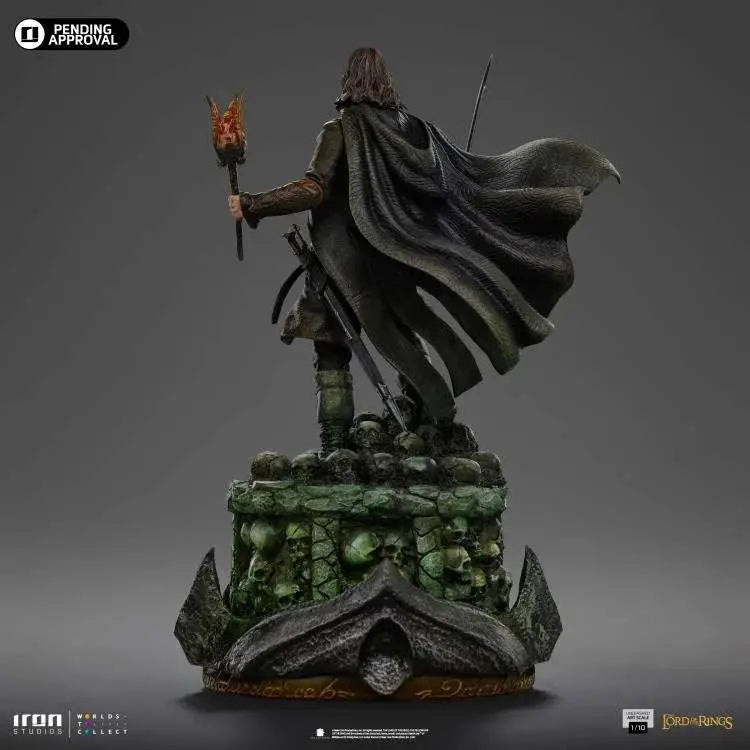 IRON STUDIOS LORD RING ARAGORN UNLEASHED 1/10 STATUA 31 cm