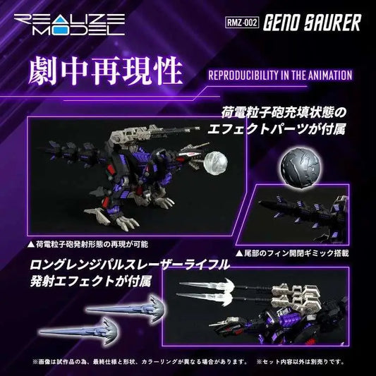 ZOIDS REALIZE RMZ-002 GENO SAURER 1/100 MODEL KIT