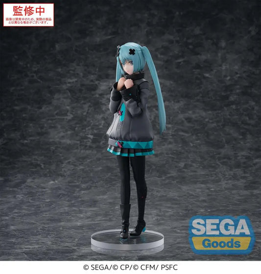 SEGA LUMINASTA HATSUNE MIKU SHUTTERED SEKAI FIG FIGURA 20 cm