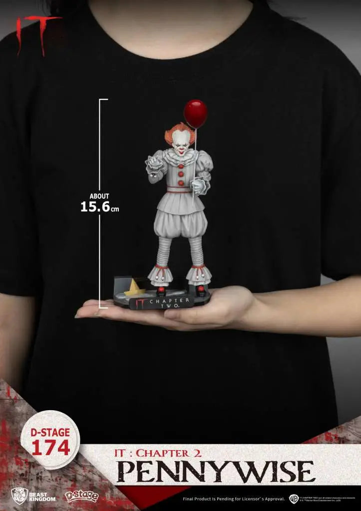 BEAST KINGDOM D-STAGE IT CHAPTER 2 PENNYWISE STATUA 15.6 cm