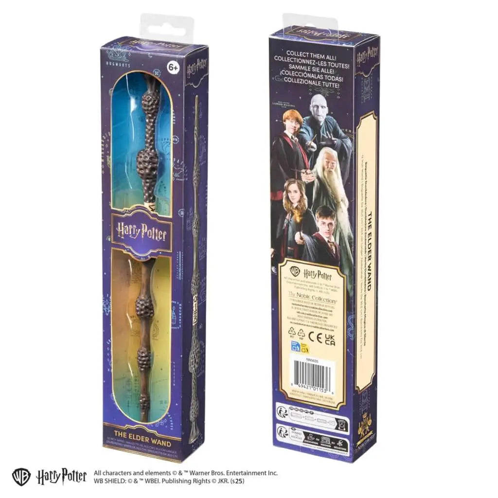 NOBLE COLLECTIONS - HARRY POTTER ELDER ROLE PLAY PVC WAND REPLICA 30 cm