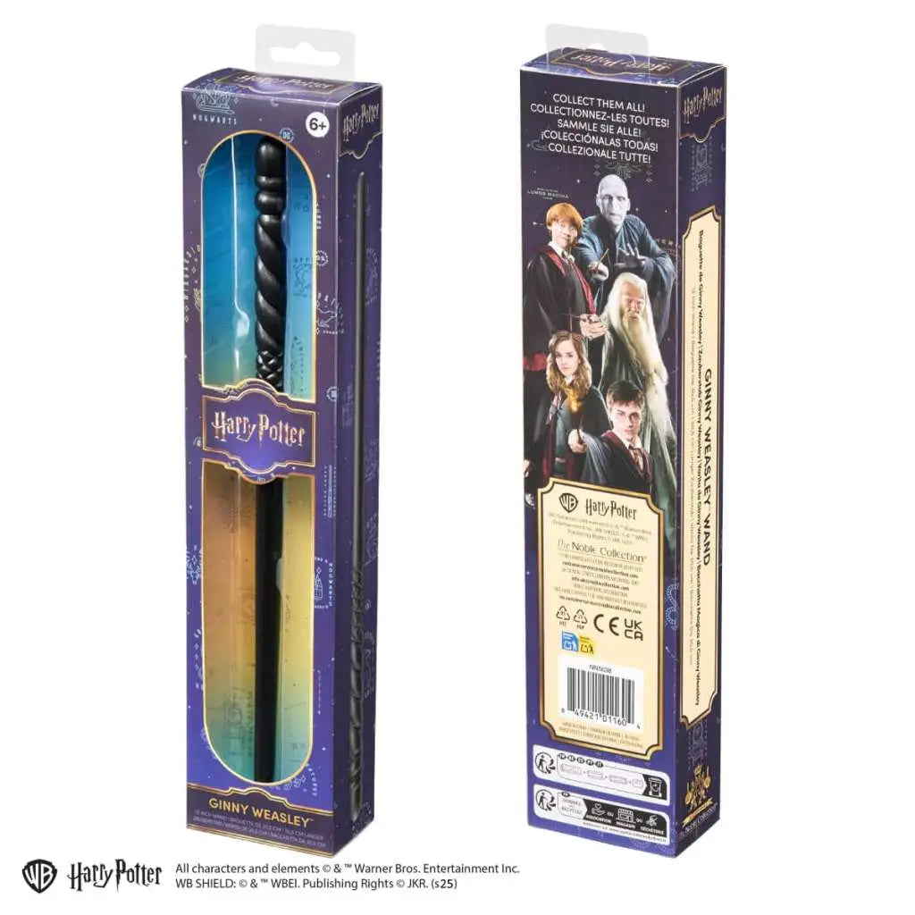 NOBLE COLLECTIONS GINNY WEASLEY - HARRY POTTER ROLE PLAY PVC WAND REPLICA 30 cm