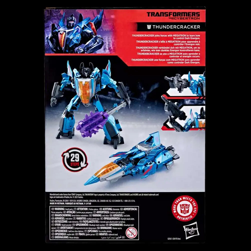 TRANSFORMERS STUDIO SERIES WAR FOR CYBERTRON THUNDERCRACKER ACTION FIGURE
