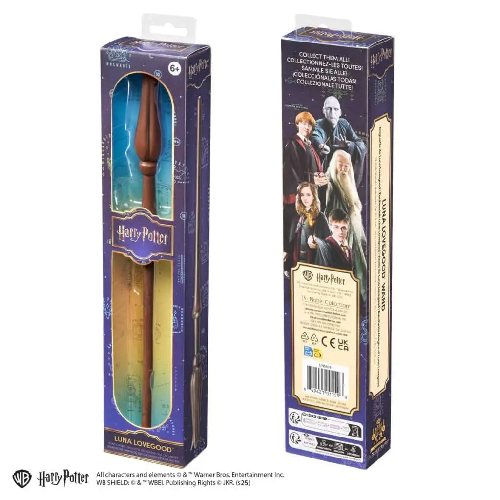 NOBLE COLLECTIONS LUNA LOVEGOOD - HARRY POTTER ROLE PLAY PVC WAND REPLICA 30 cm