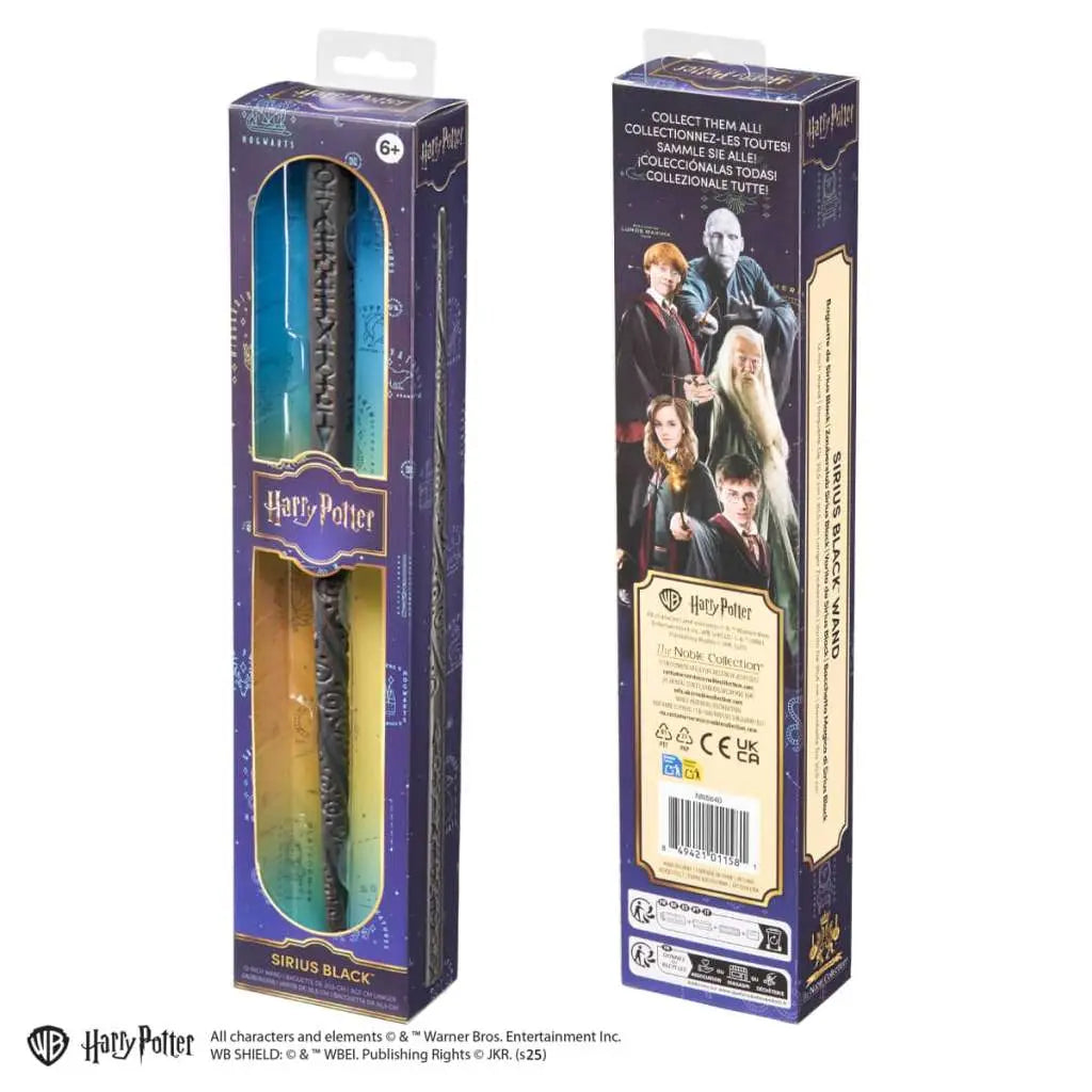 NOBLE COLLECTIONS SIRIUS BLACK - HARRY POTTER ROLE PLAY PVC WAND REPLICA 30 cm