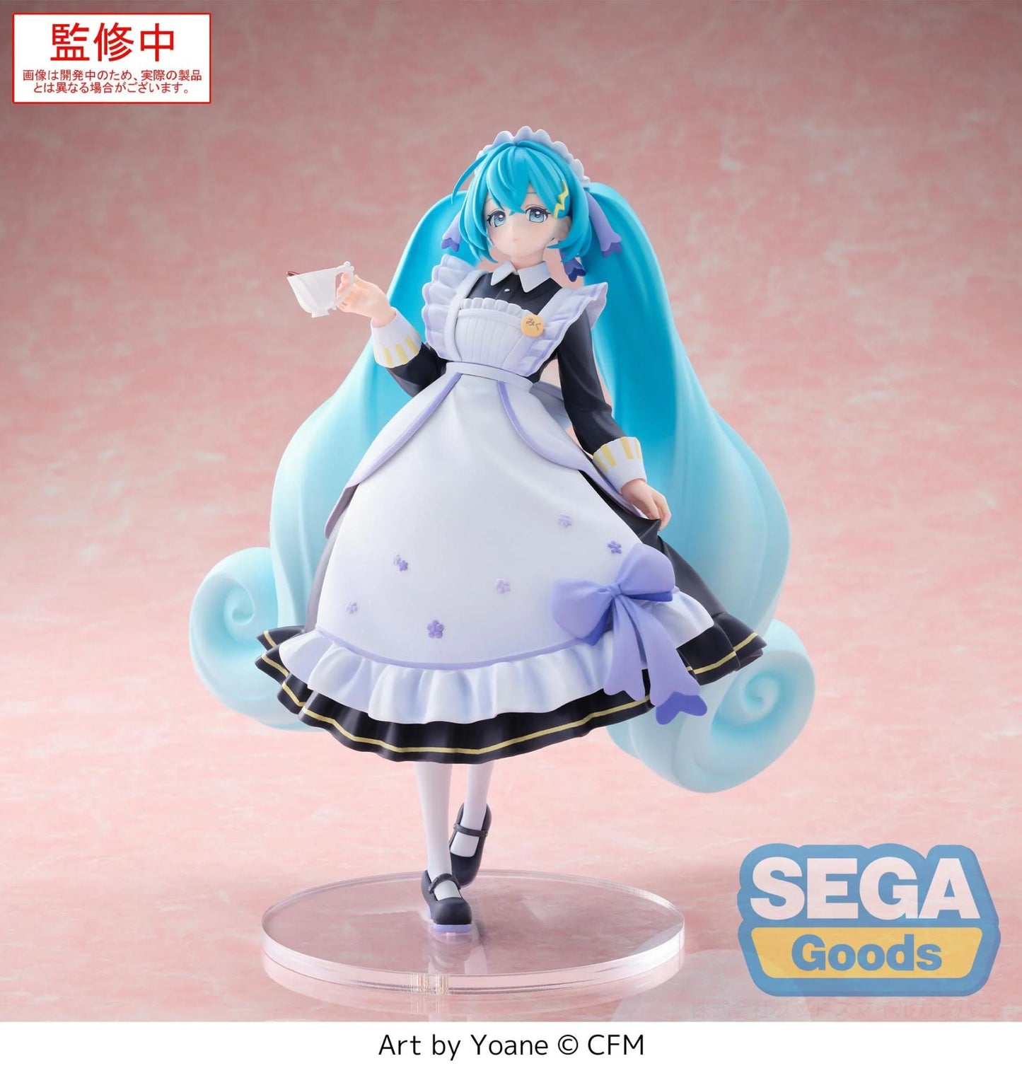 SEGA - HATSUNE MIKU LUMINASTA HATSUNE MIKU CLASSICAL MAID FIGURA 21 cm