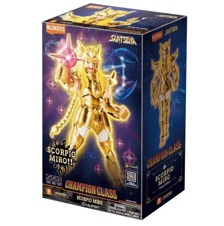 BLOKEES MILO & SCORPIO - SAINT SEIYA CHAMPION CLASS MODEL KIT 11.5 cm