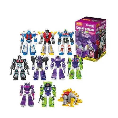 BLOKEES - TRANSFORMERS FRACTURED SPACE TIME GALAXY VERSION 04 BLIND BOX SET (9) MODEL KIT 10cm