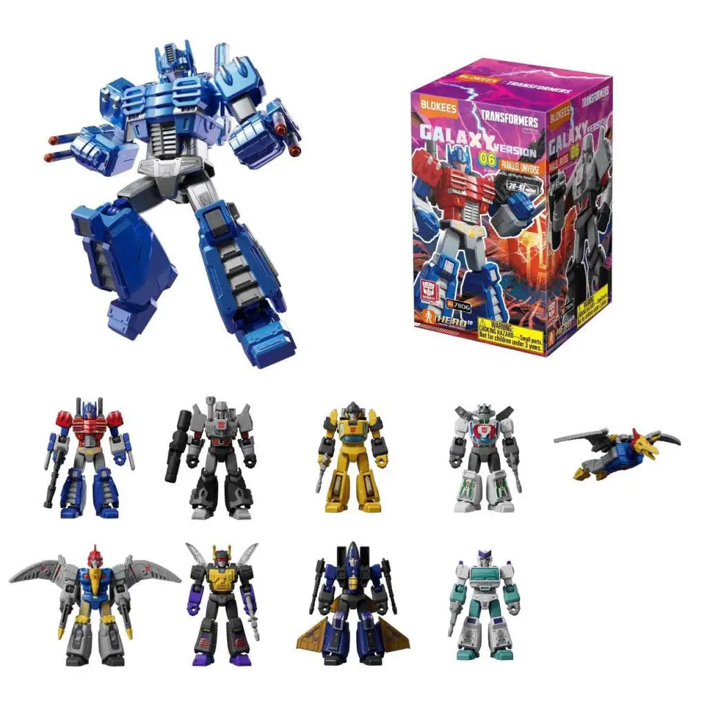 BLOKEES - TRANSFORMERS PARALLEL UNIVERSE GALAXY VERSION 06 BLIND BOX SET (9) MODEL KIT 10 cm