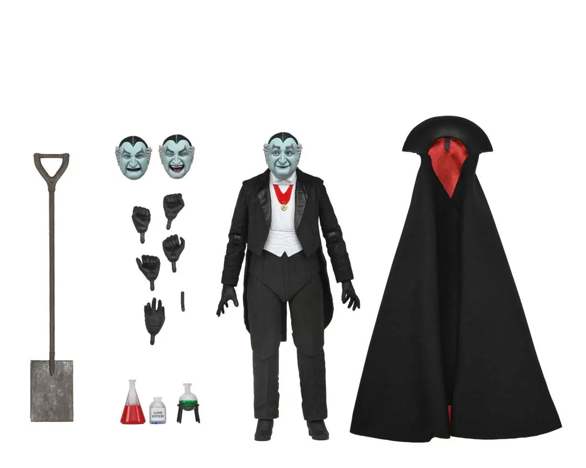 NECA - THE MUNSTERS MUNSTERS TV SERIES GRANDPA MUNSTER ULTIMATE AF ACTION FIGURE 17 cm
