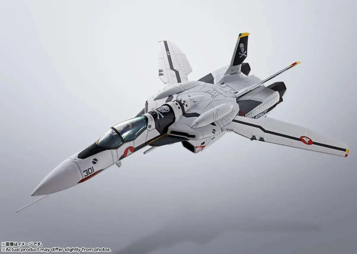 BANDAI - MACROSS MACROSS VF-0S PHOENIX ROY FOCKER USE QF-2200D-B GHOST HI-METAL R ACTION FIGURE 14cm