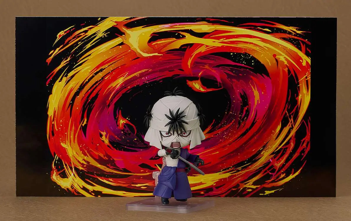 GOOD SMILE COMPANY NENDOROID RUROUNI KENSHIN MAKOTO SHISHIO MINI FIGURA 10 cm