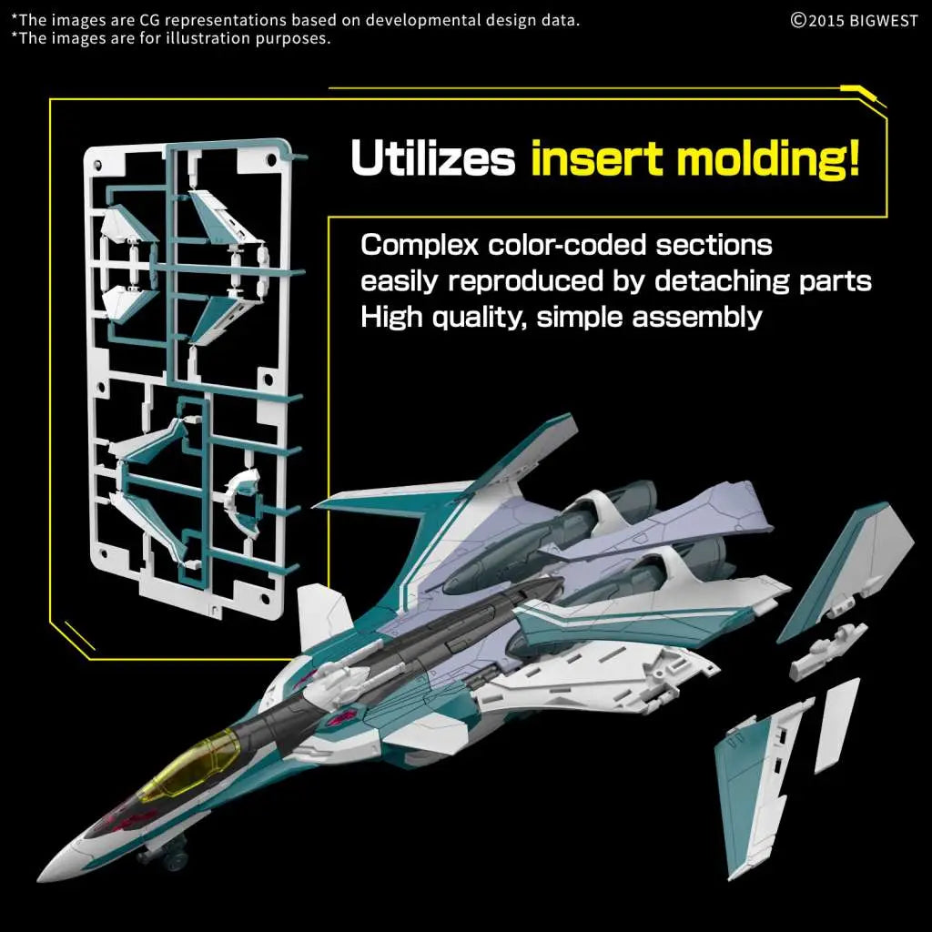 BANDAI HG VF-31S SIEGFRIED ARAD MOLDERS USE DLX SET 1/100 MODEL KIT 12 cm