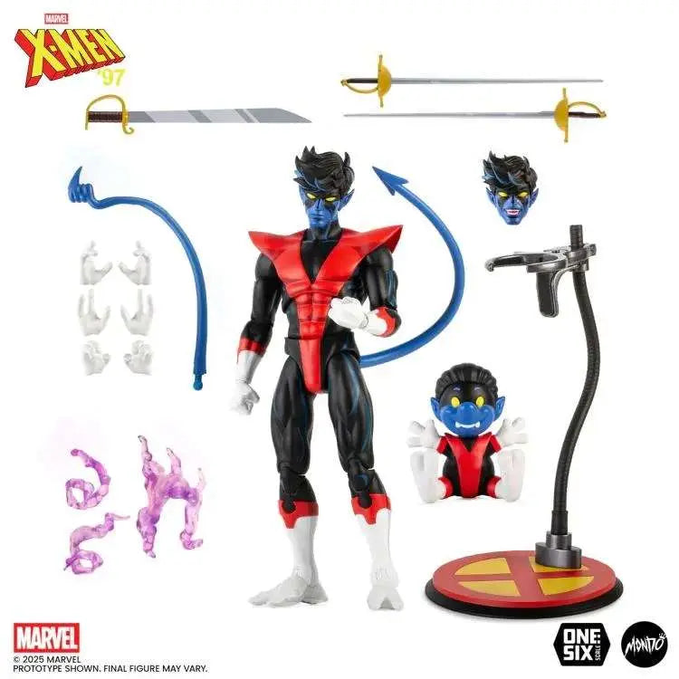 MONDO X-MEN'97 NIGHTCRAWLER SCALE 1/6 ACTION FIGURE 26 cm