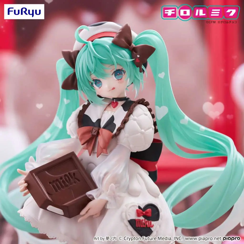 FURYU HATSUNE MIKU X TIROL CHOKO MILK TRIO-TRY-IT FIGURA 18 cm