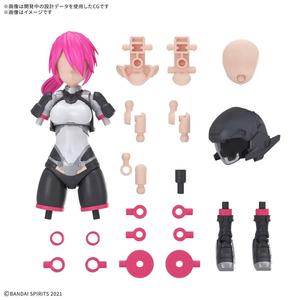 BANDAI 30MS OPTION PARTS SET 24 TURBO COSTUME B COLOR MODEL KIT -