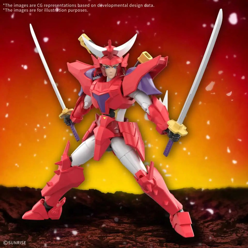BANDAI 30MF YOROI SHINDEN SAMURAI TROOPERS RONIN WARRIORS GAI HEAT MODEL KIT 15 cm
