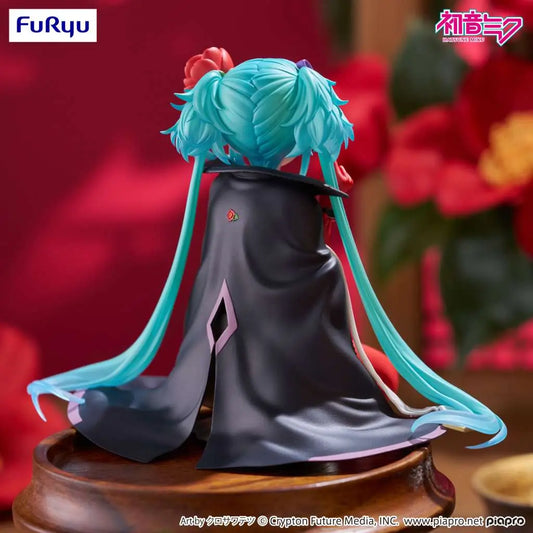 FURYU - HATSUNE MIKU HATSUNE MIKU FLOWER FAIRY CAMELIA NOODLE STOPPER FIG FIGURA 15 cm