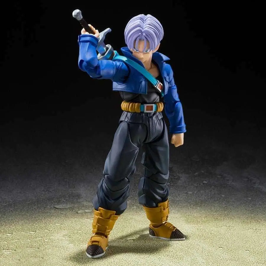BANDAI - DRAGON BALL Z SHF SS TRUNKS BOY FUTURE REISSUE ACTION FIGURE 15 cm